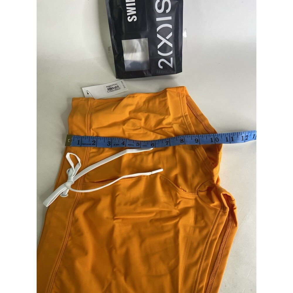 2XIST Essentials Cabo Swim Trunks Swimwear Bottoms Sun Orange Mens Size S - Picture 4 of 6